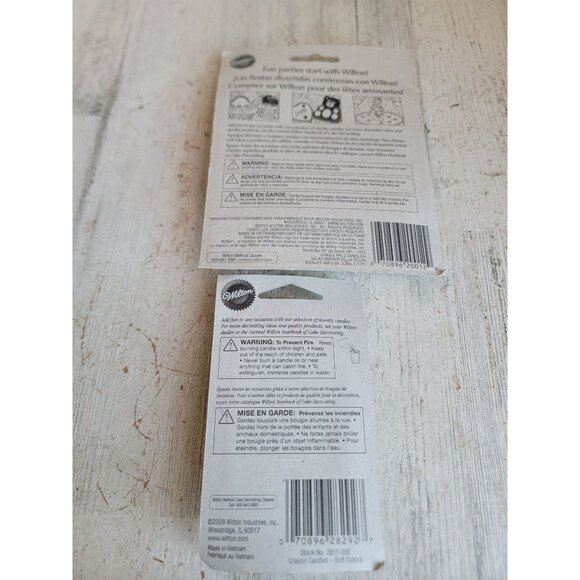 Zoo animal elephant lion crayon birthday candle set unique - Picture 6 of 6